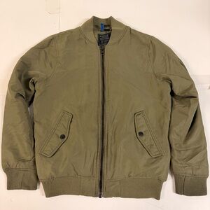 H&M DB Supply No.1 Bomber Jacket Olive Green Men’s Small Padded Coat